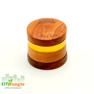 Black Leaf - Grinder in legno "CBD"