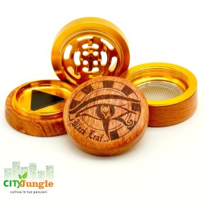 Black Leaf - Grinder in legno "EGYPT"