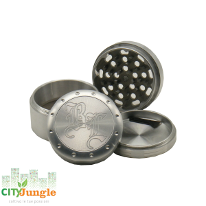 Grinder Deep Engraving Ø62mm - Black Leaf
