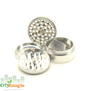 Aerospaced - Grinder 4 parti Ø63mm Argento