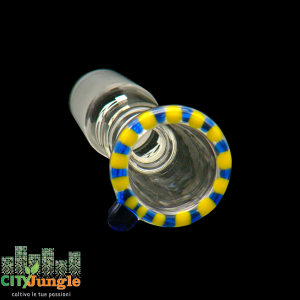 RooR - Braciere 18.8mm personalizzato Rasta Giallo-Blu