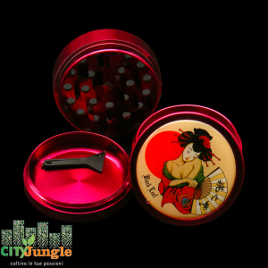 Black Leaf - Bong in vetro set Ronin & Geisha ampolla