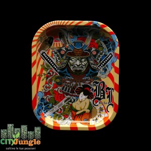 Black Leaf - Bong in vetro set Ronin & Geisha ampolla