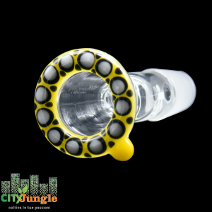 RooR - Braciere 18.8mm personalizzato Perla giallo-bianco-nero