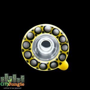 RooR - Braciere 18.8mm personalizzato Perla giallo-bianco-nero