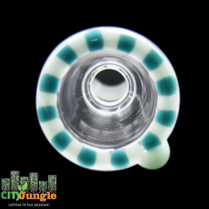 ROOR Braciere 18.8mm personalizzato Rasta bianco opaco-verde acqua