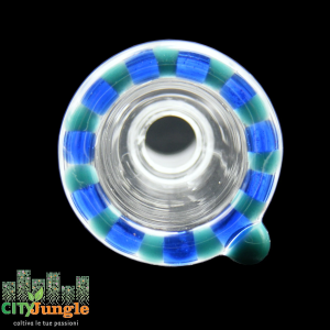 RooR - Braciere 18.8mm personalizzato Rasta blu-verde mare