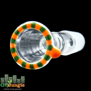RooR - Braciere 18.8mm personalizzato Rasta verde-arancione