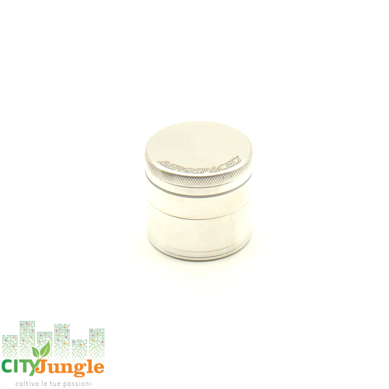 Aerospaced - Grinder 4 parti Ø40mm Argento
