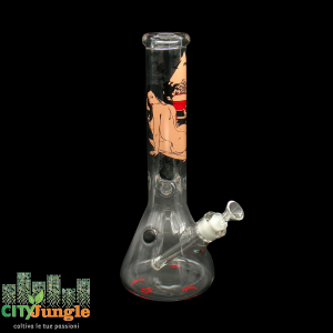 Black Leaf - Bong in vetro California pin-up