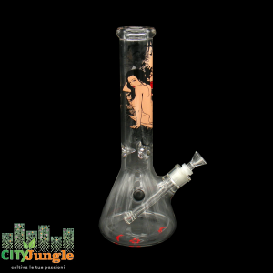 Black Leaf - Bong in vetro California pin-up