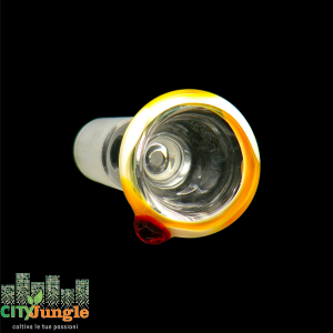 G-spot - braciere Pure bowl cone ambra/bianco 18.8mm