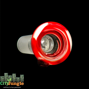 G-spot - Braciere Pure bowl cone rosso/bianco 18.8mm