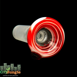 G-spot - Braciere Pure bowl rosso/bianco 14.5mm