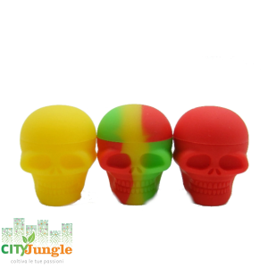 Qnubu - Contenitore Teschio piccolo silicone 3ml