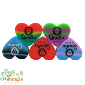 Qnubu - Contenitore Cuore silicone 18ml
