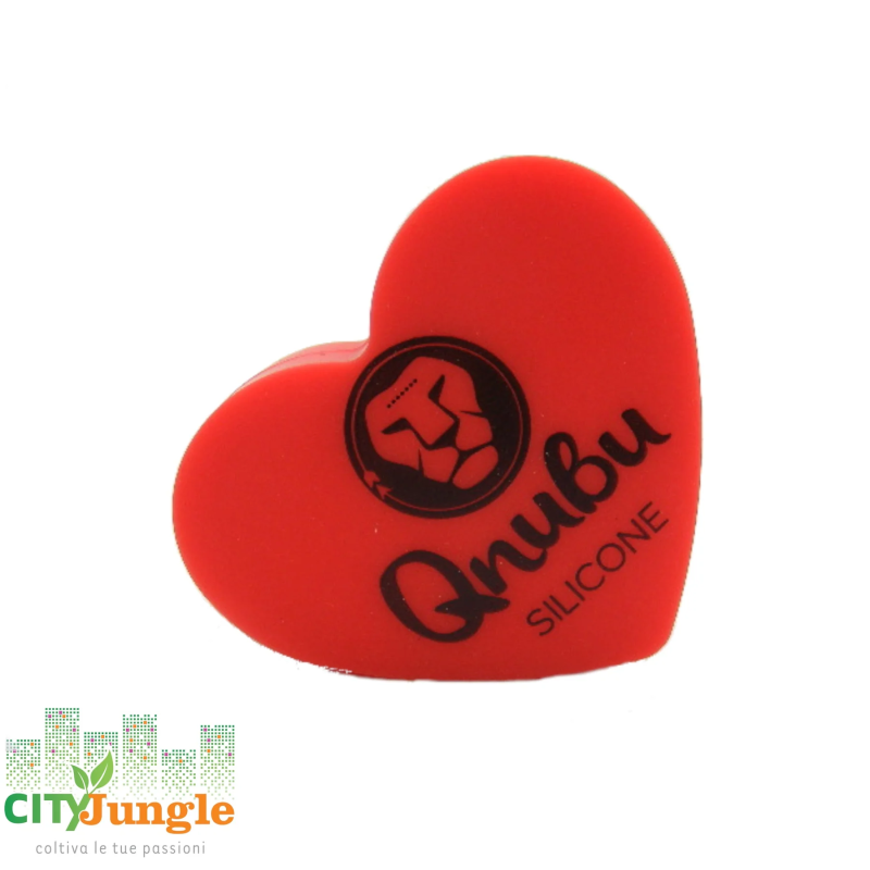 Qnubu - Contenitore Cuore silicone 18ml Qnubu - Contenitore Cuore silicone 18ml