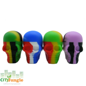 Qnubu - Contenitore Teschio silicone 15ml