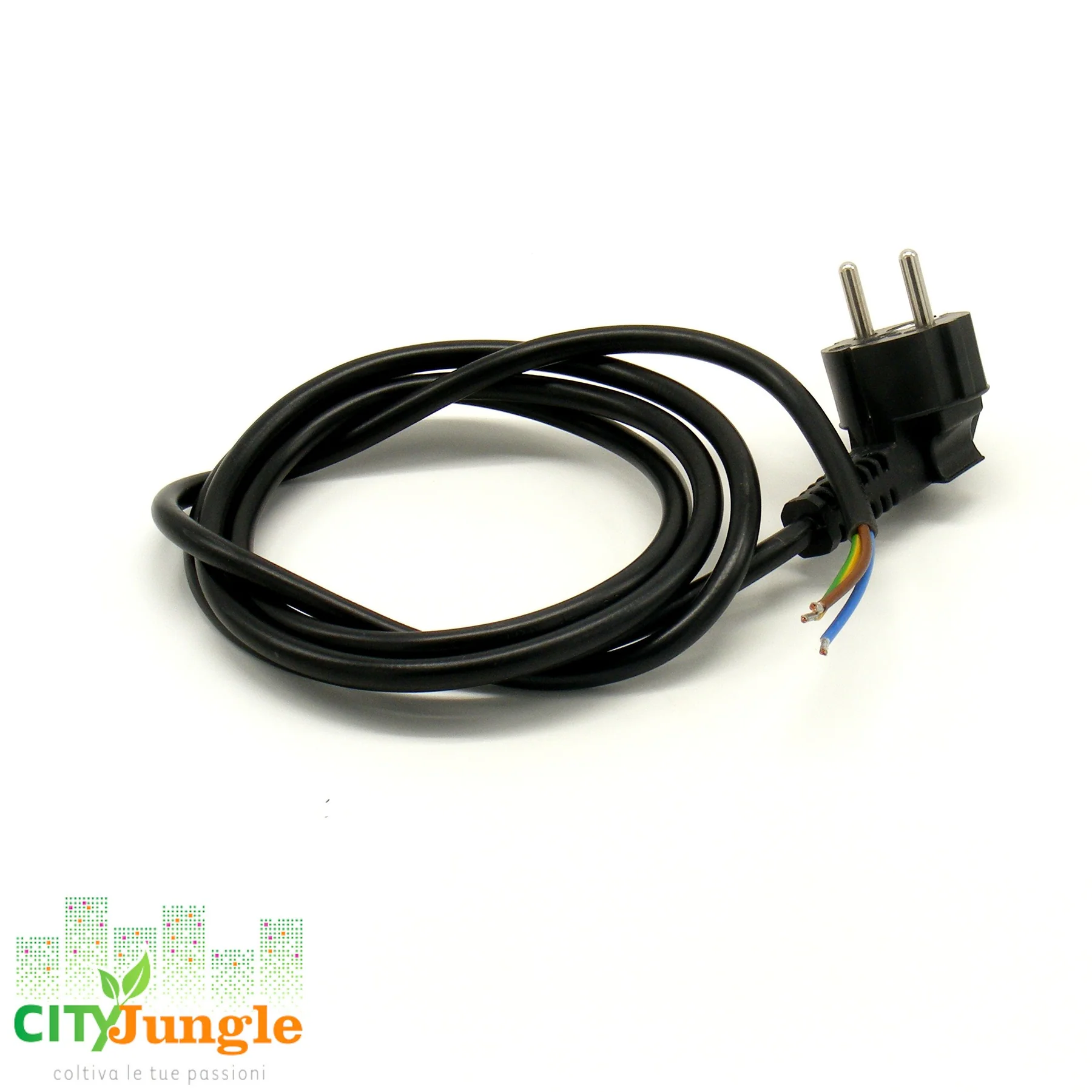 Cavo Di Collegamento Nero Con Spina Schuko, 3 X 1,5², Lunghezza 1,5 M - Foto 3