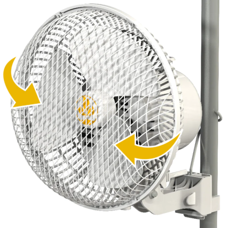 SECRET JARDIN - VENTILATORE OSCILLANTE A CLIP