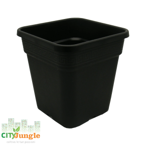 Vaso in plastica dura quadrato 28.5X28.5X29 14L