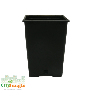 Vaso in plastica quadrato 10X10X17 1.4L