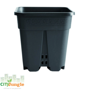Vaso quadrato in plastica Supervega 16L