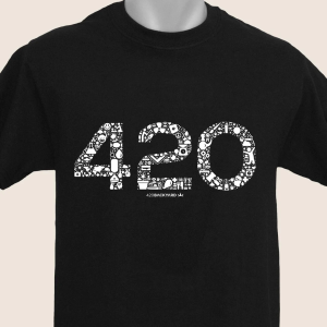 420 Backyard - Maglietta a...
