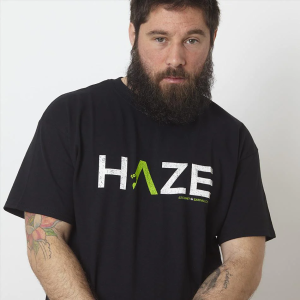 420 Backyard - Maglietta a maniche corte "Haze" Nera