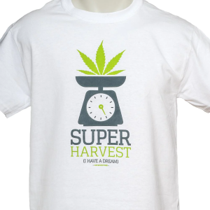 420 Backyard - Maglietta a maniche corte "Super harvest" Bianca