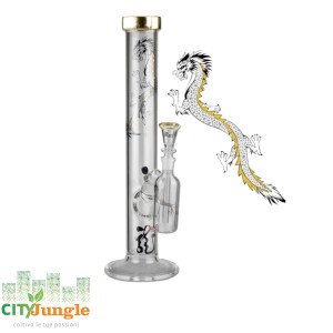 Black Leaf - Bong in vetro Golden Drago