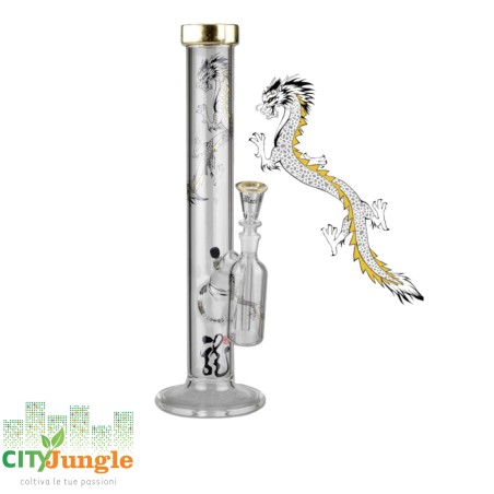 Black Leaf - Bong in vetro Golden Drago