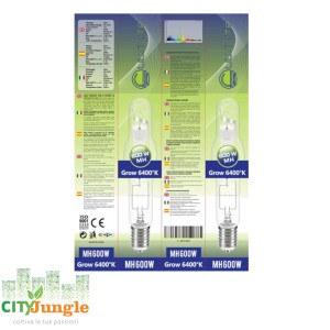 Cultilite - Lampada per vegetativa MH 600W