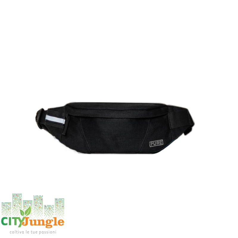 PURE BORSE - Marsupio in canapa catarifrangente